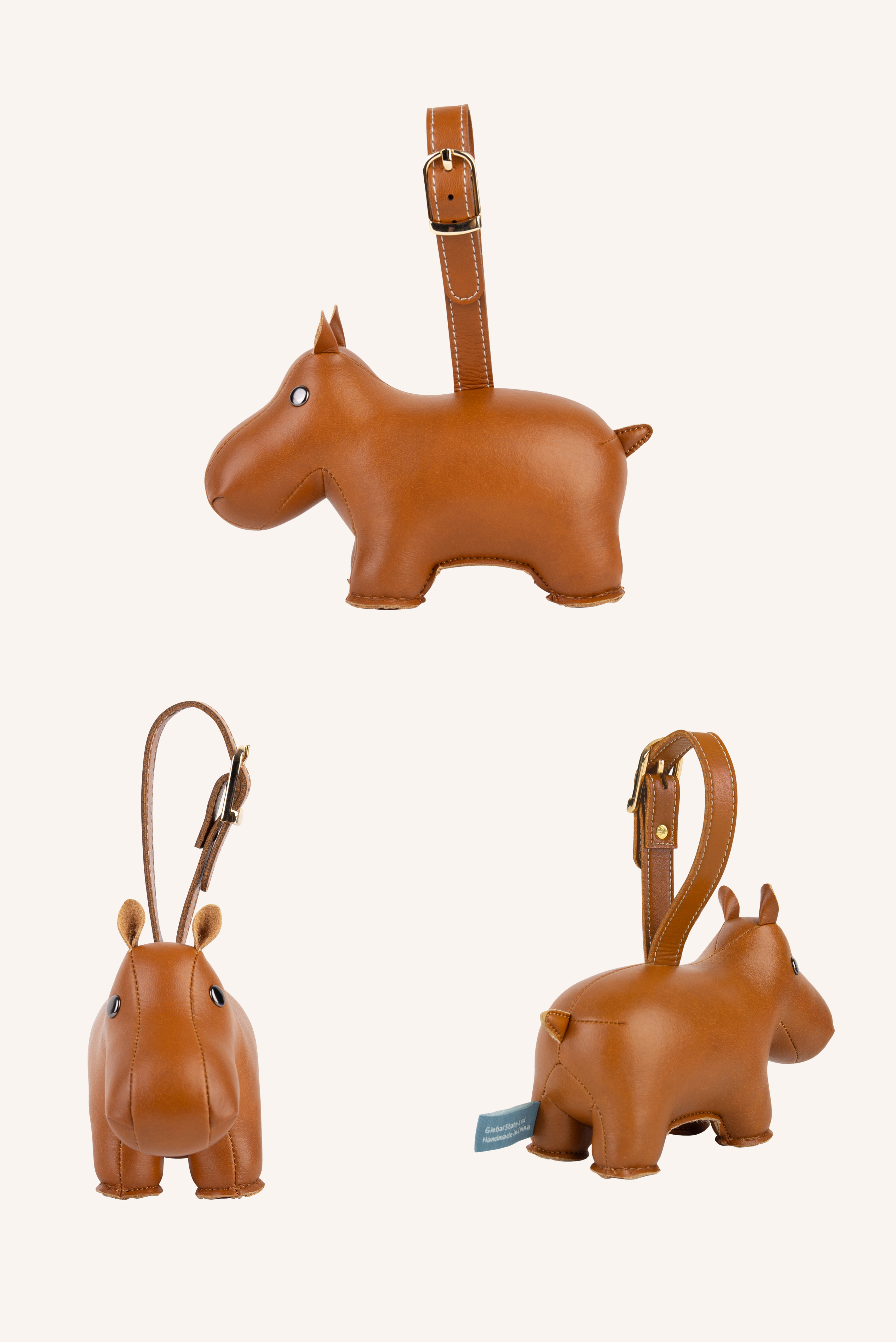 Classic Hippo Bag Charm