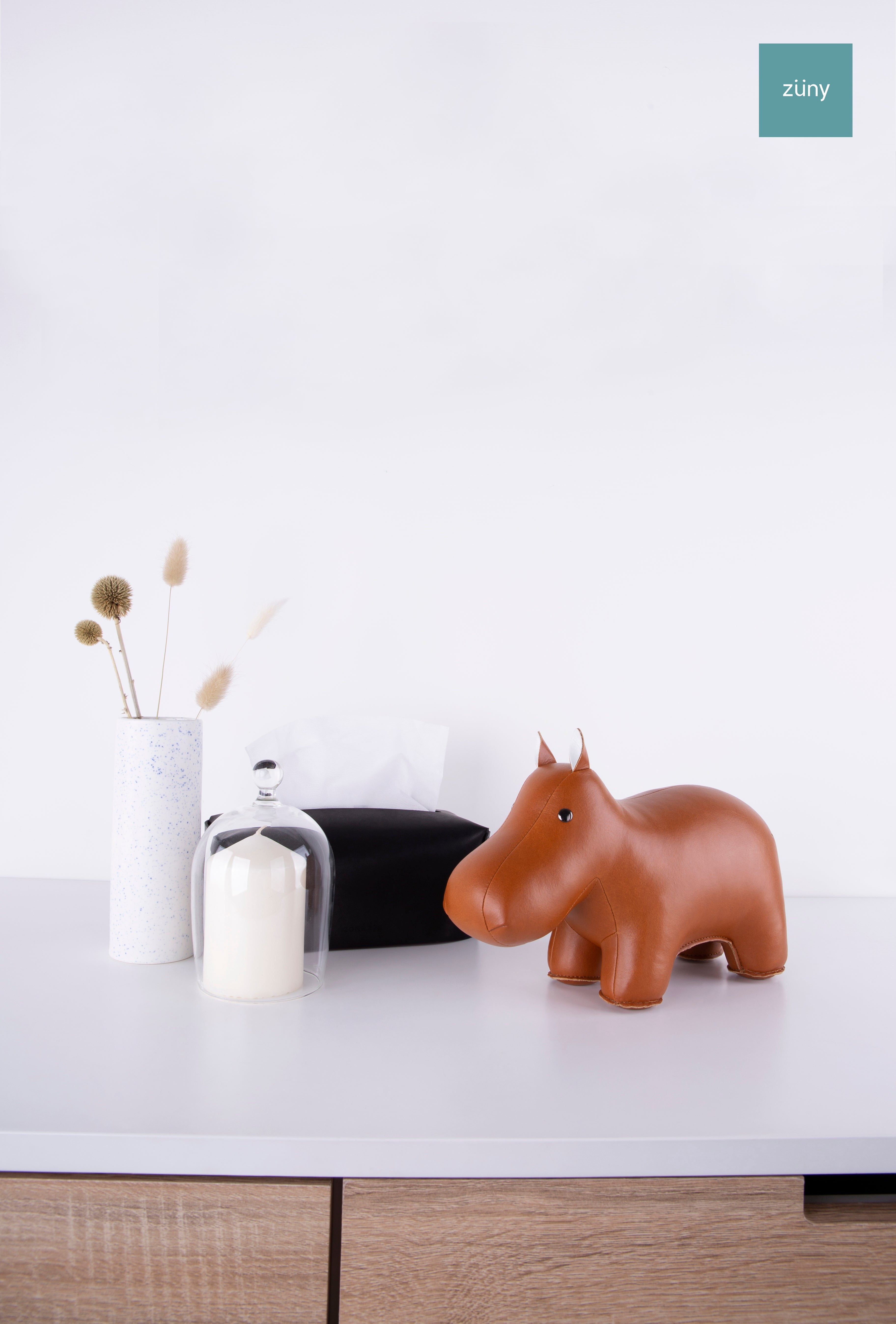 Classic Hippo Bookend