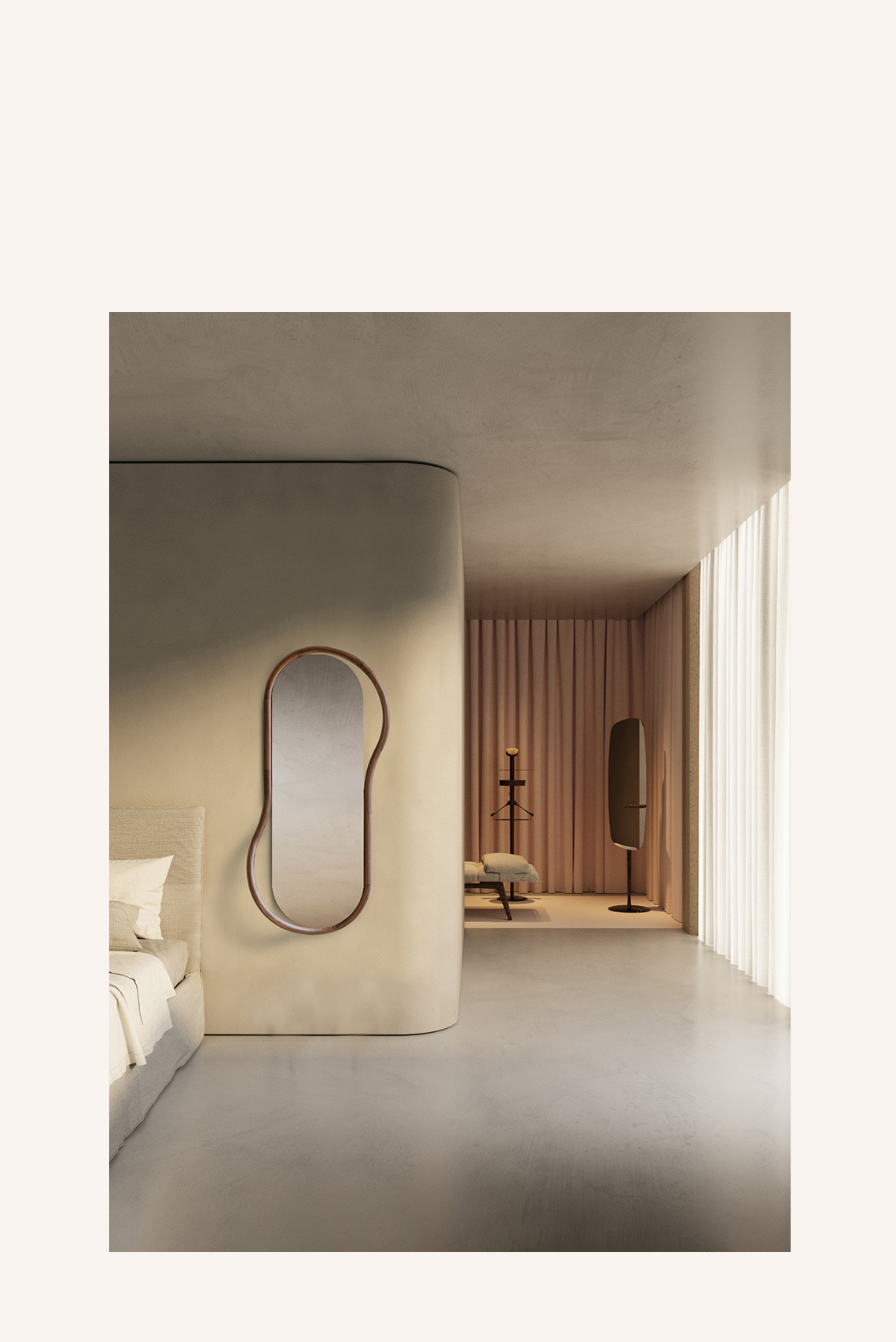 Unut Oval Mirror