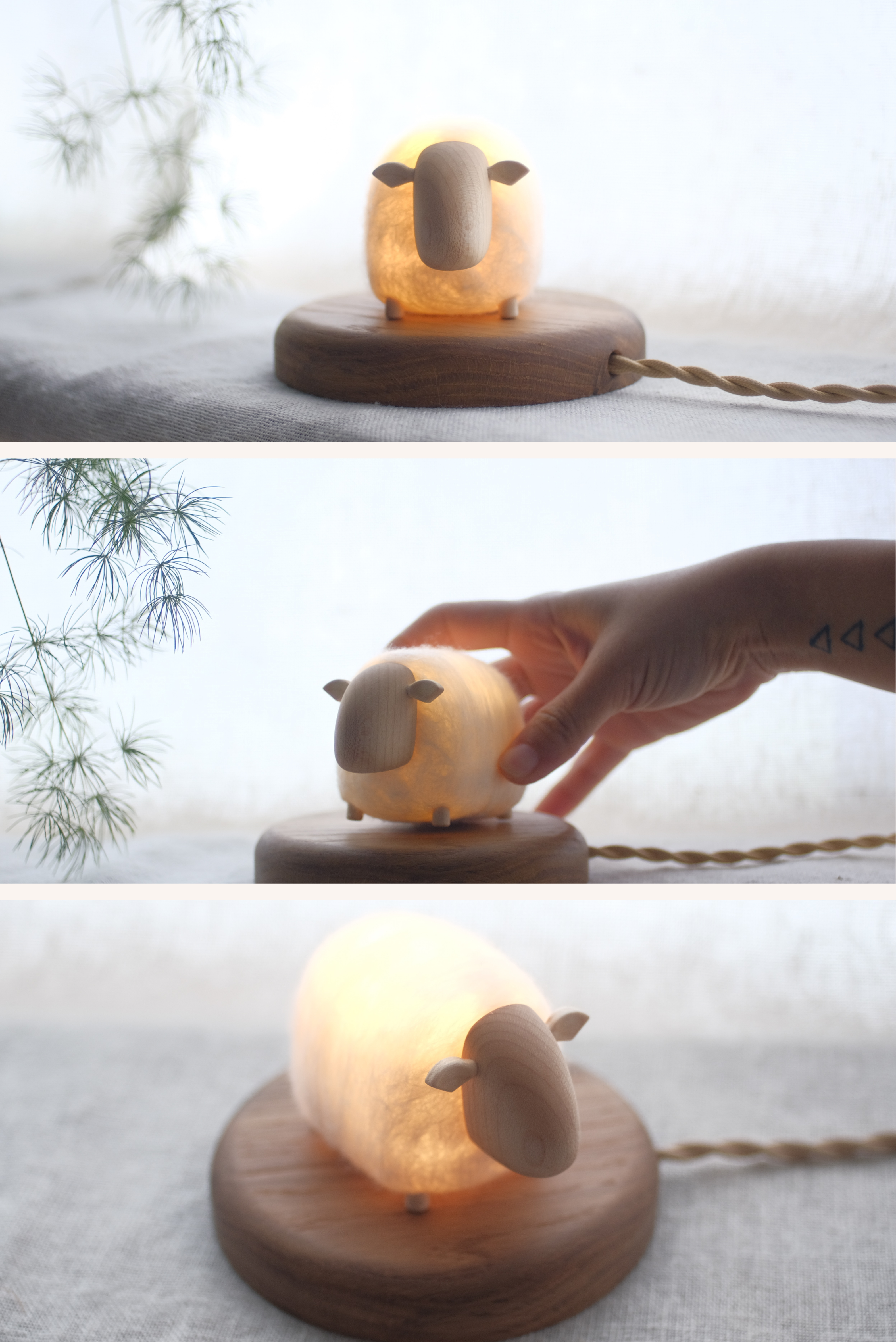 White Sheep Night Light